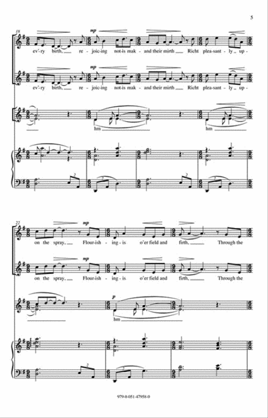 Beltane 4-Part scores gallery preview page 3