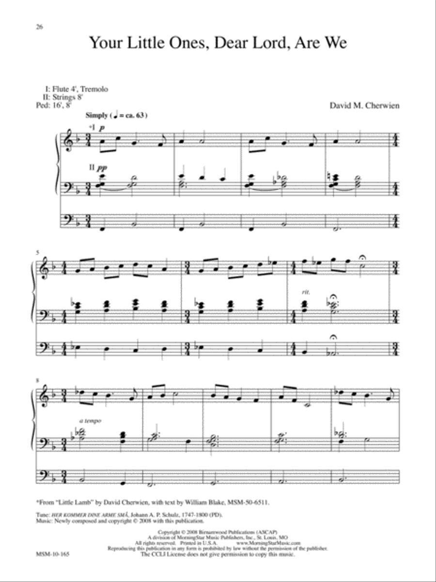 The Bethlehem Collection Six Preludes and Postludes for Christmas Organ scores gallery preview page 12