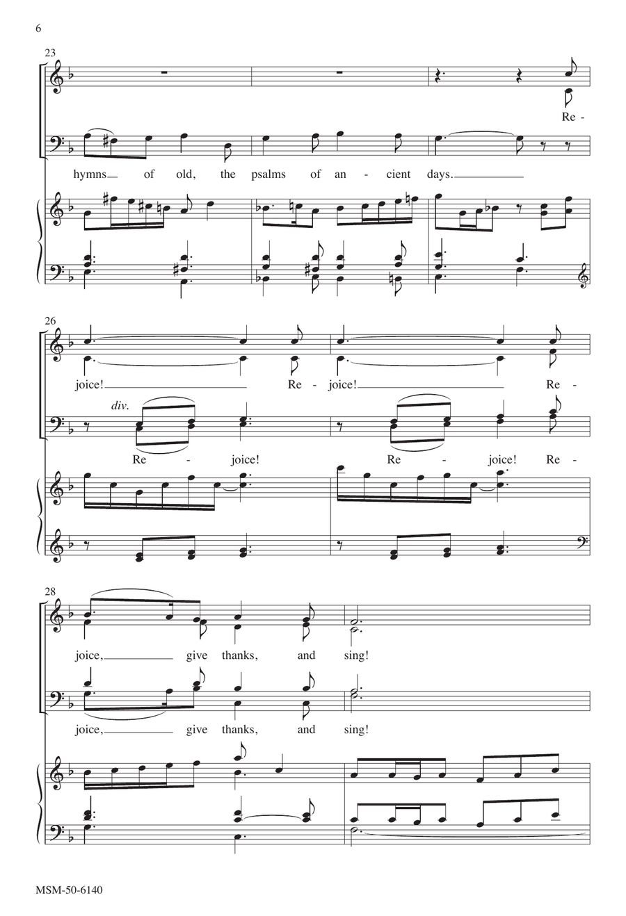 Rejoice, Ye Pure in Heart by Benjamin Harlan 4-Part - Digital Sheet Music page 4