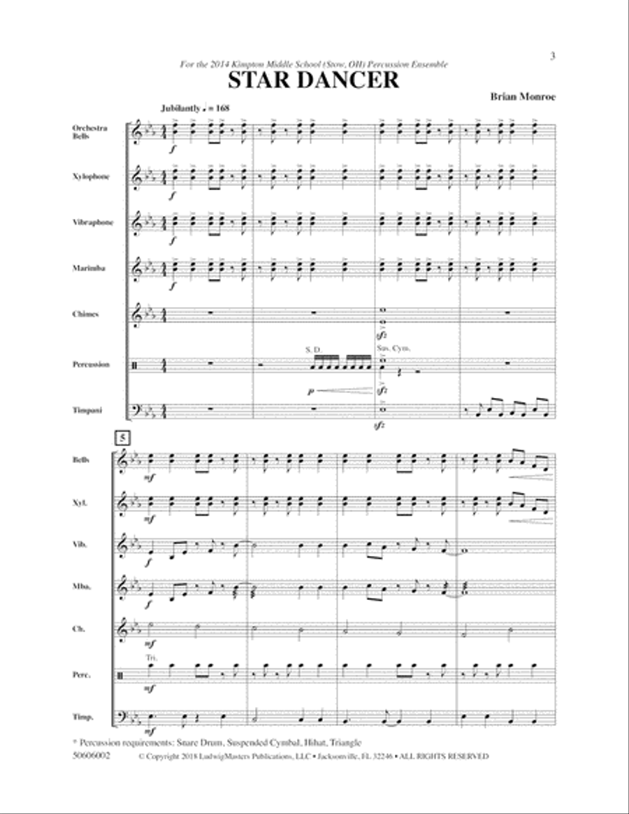 Star Dancer Chamber Music scores gallery preview page 3