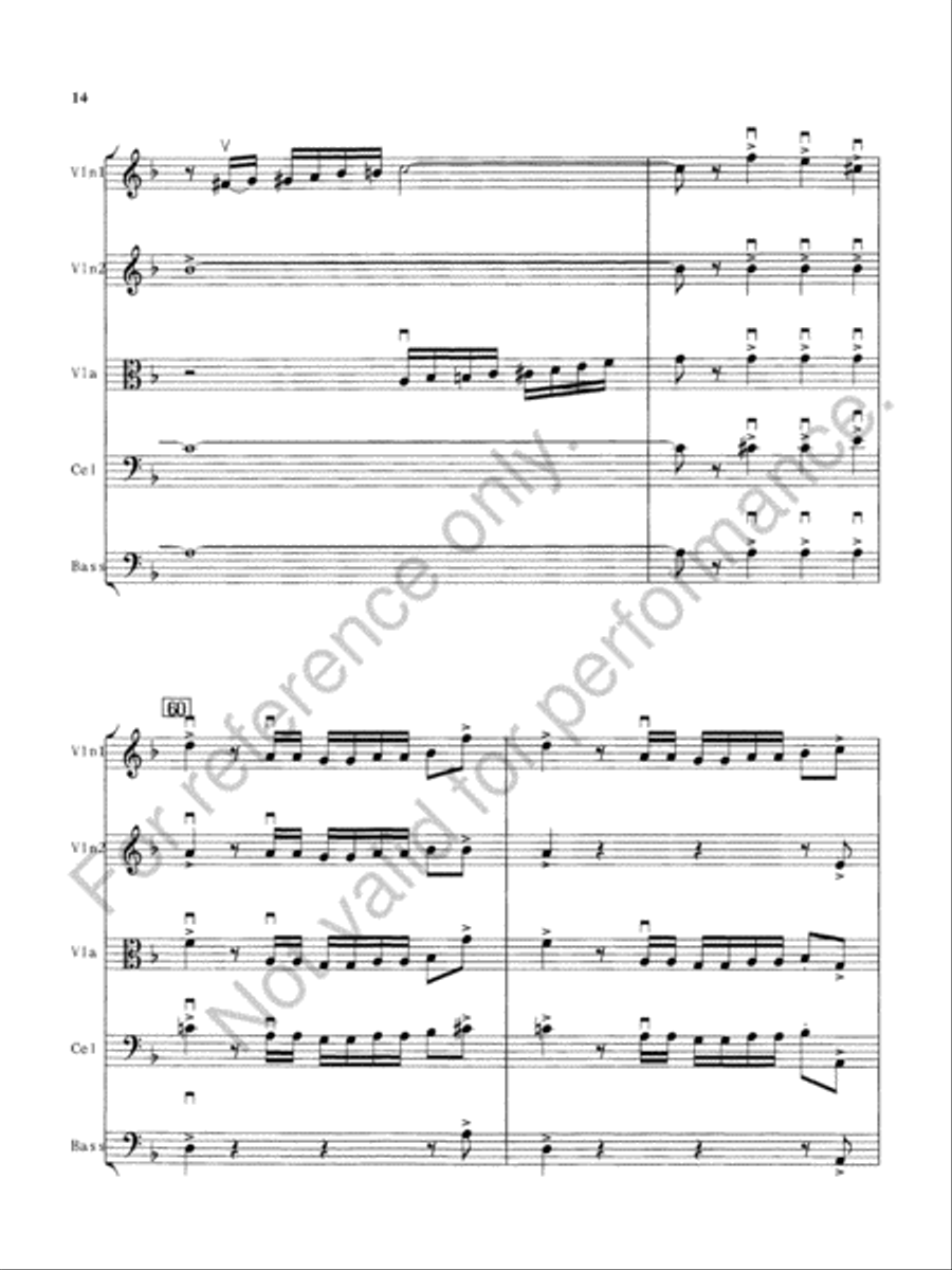 Our Creed Is Our Shield String Orchestra scores gallery preview page 16