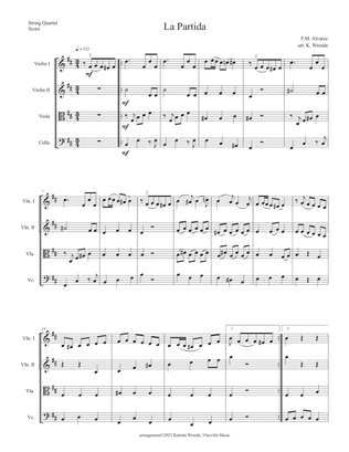La Partida (for String Quartet)