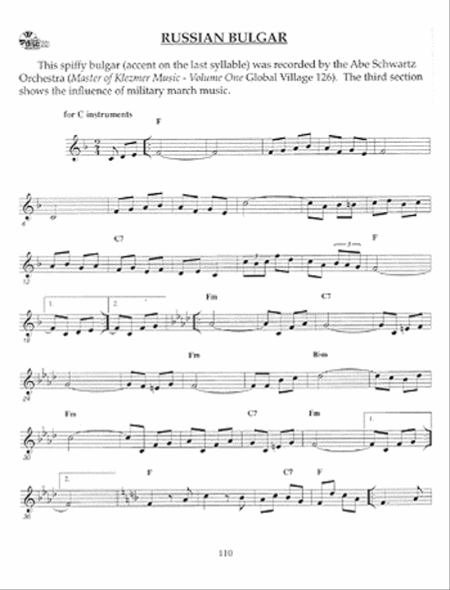 Easy Klezmer Tunes Violin scores gallery preview page 2