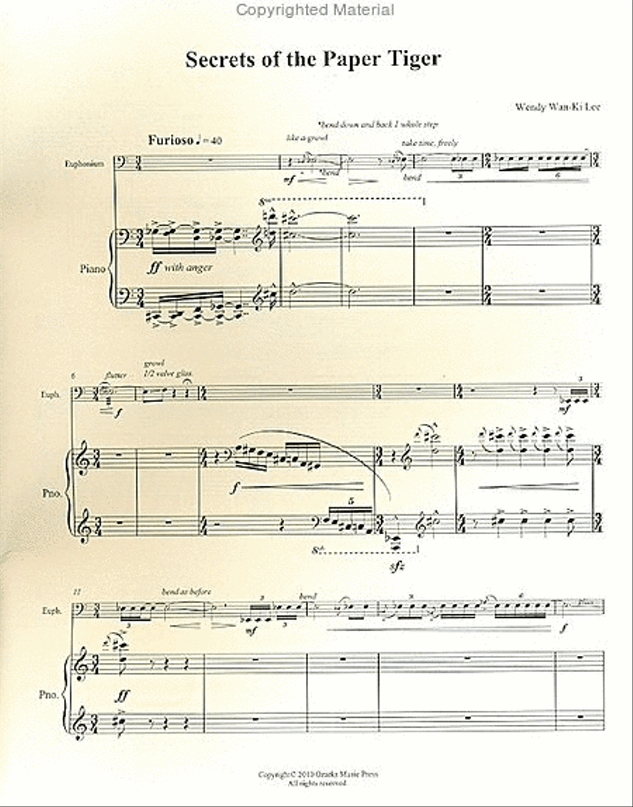 Secrets of the Paper Tiger Euphonium scores gallery preview page 2