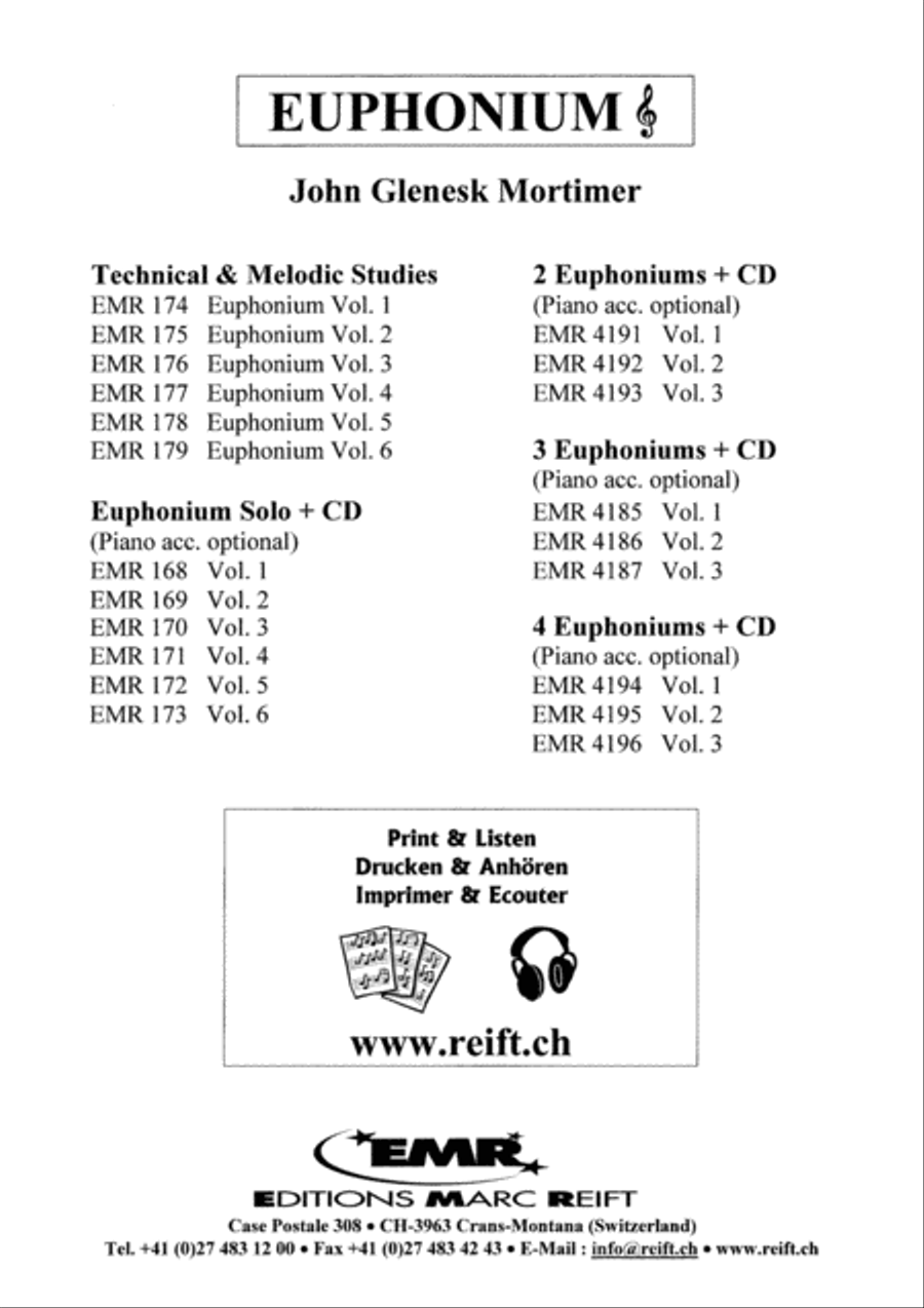 Technical & Melodic Studies Vol. 5 Euphonium scores gallery preview page 2