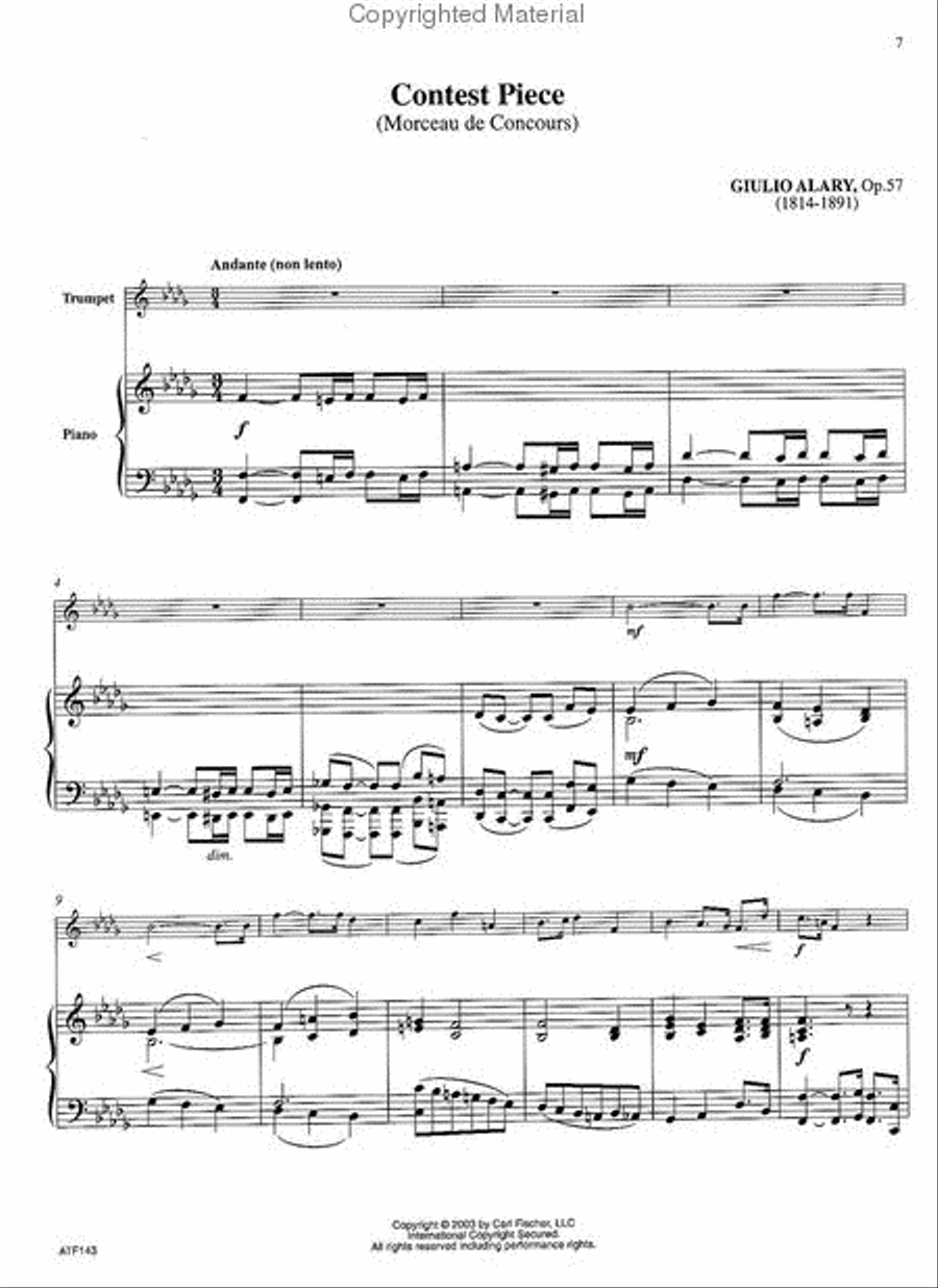 Solos for Trumpet Trumpet Solo scores gallery preview page 2