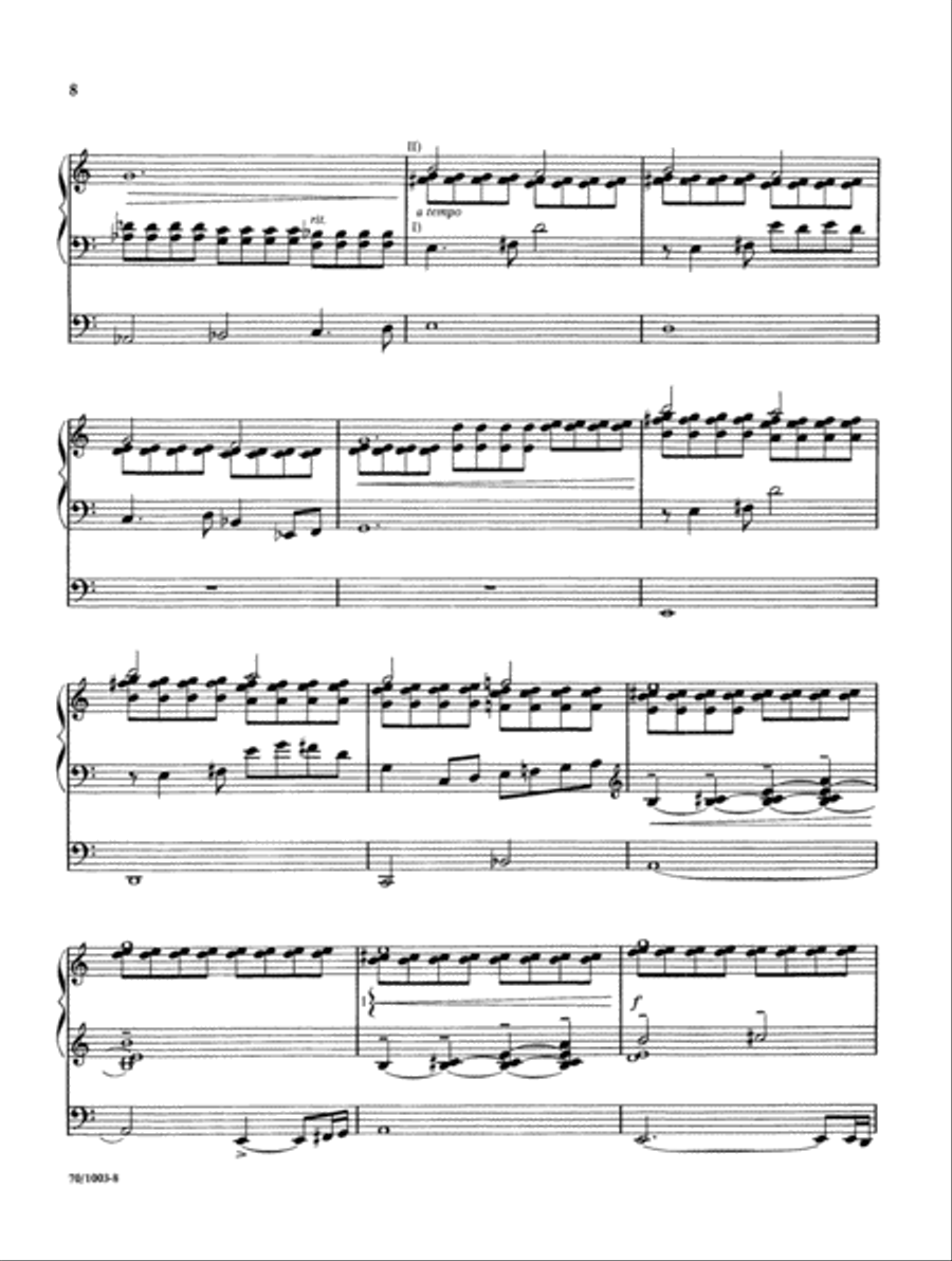 Psalms for Organ Organ Solo scores gallery preview page 6