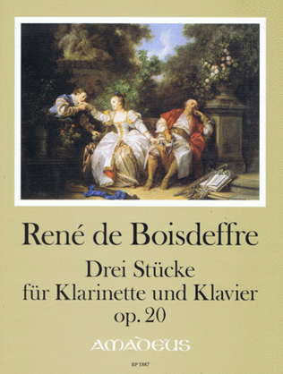 Book cover for Three pieces op. 20