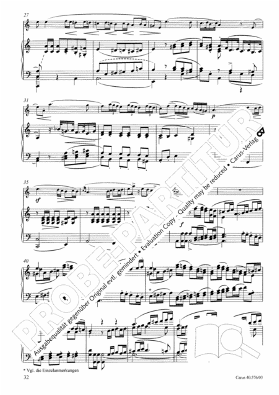 Oboe Concerto in A minor (Concerto per Oboe ed Orchestra in a) Clarinet scores gallery preview page 33