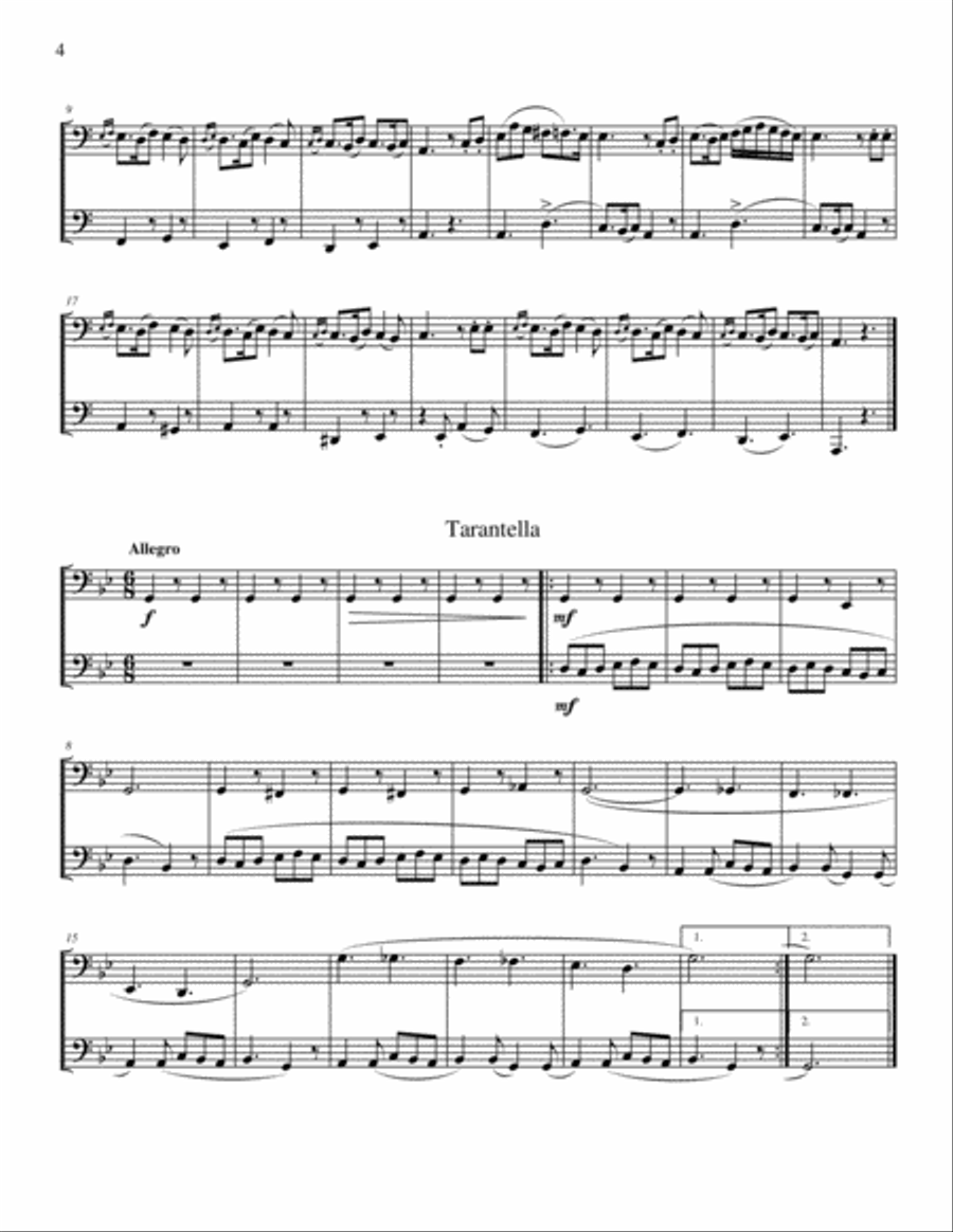 Russian Duets (for low brass) Brass Duet scores gallery preview page 5