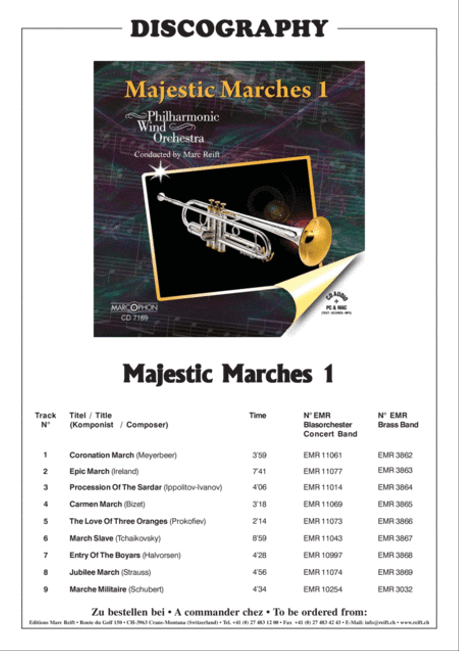 Marche Slave Concert Band scores gallery preview page 3