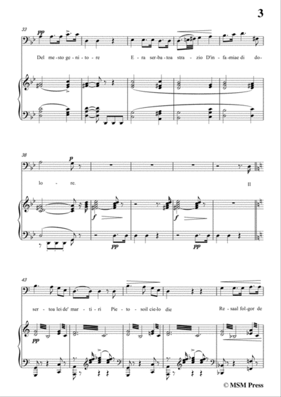 Verdi-Il lacerate spirito(A te l'estremo addio) in g minor, for Voice and Piano Voice Solo scores gallery preview page 5
