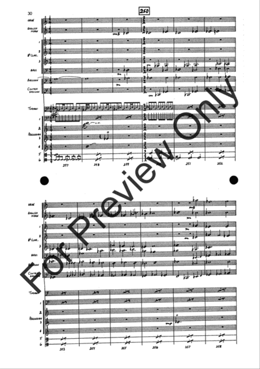 Agincourt Hymn (Score) Concert Band scores gallery preview page 54