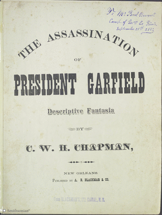 The Assassination of President Garfield Descriptive Fantasia