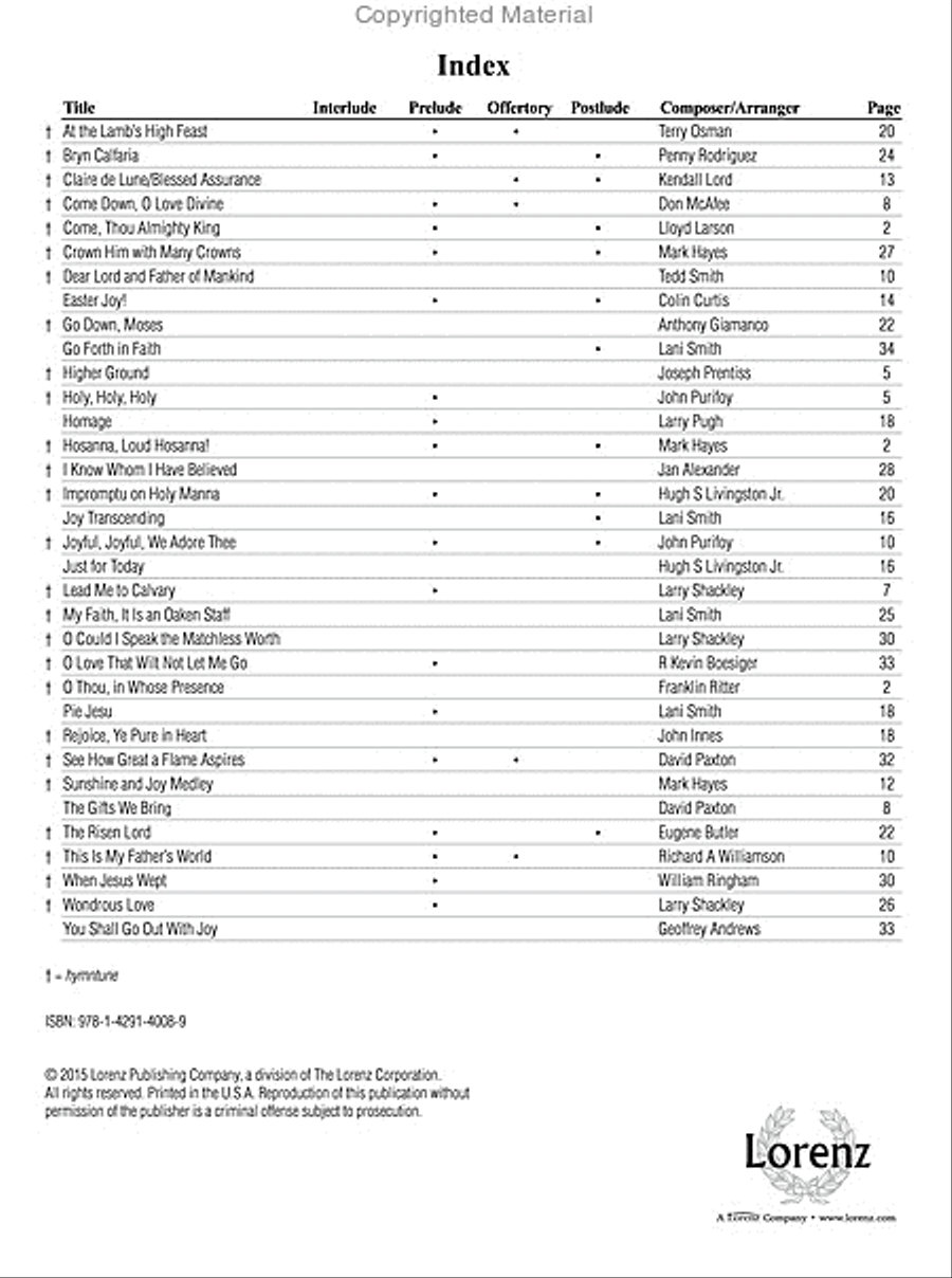 The Church Pianist's Library, Vol. 16