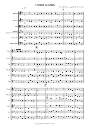 Trumpet Voluntary for String Orchestra