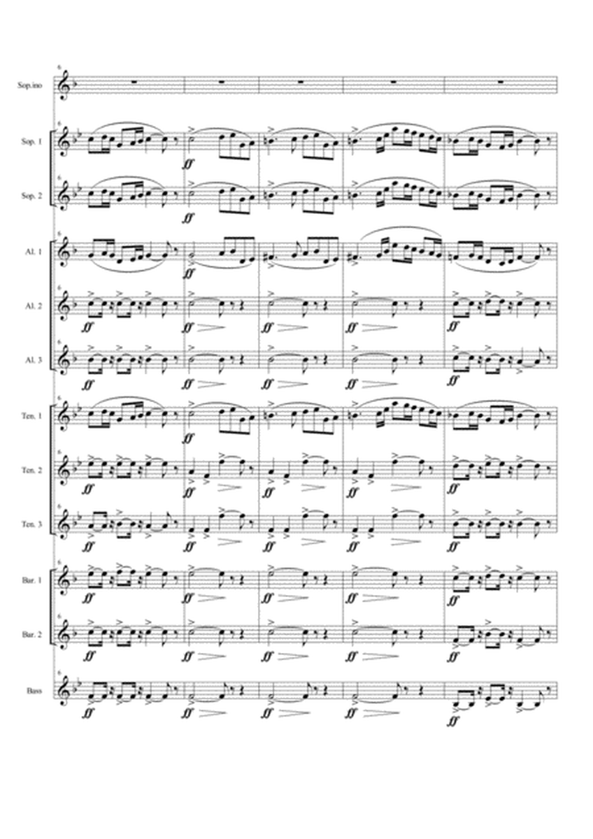 "L'Arlesienne Suite No. 2" for Saxophone Ensemble - Part One image number null