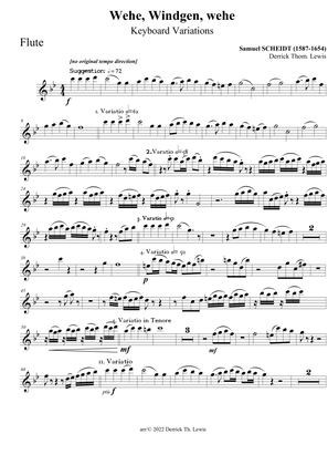 Samuel Scheidt: "Wehe, Windgen, Wehe" (Blow winds, blow)--for woodwind quintet