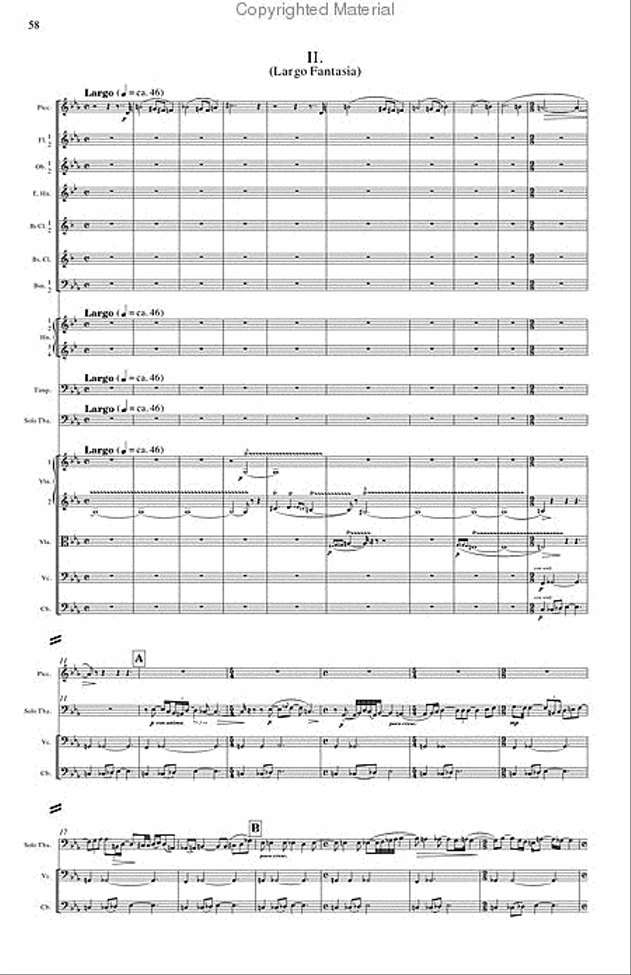 Concerto for Tuba and Orchestra Orchestra scores gallery preview page 10