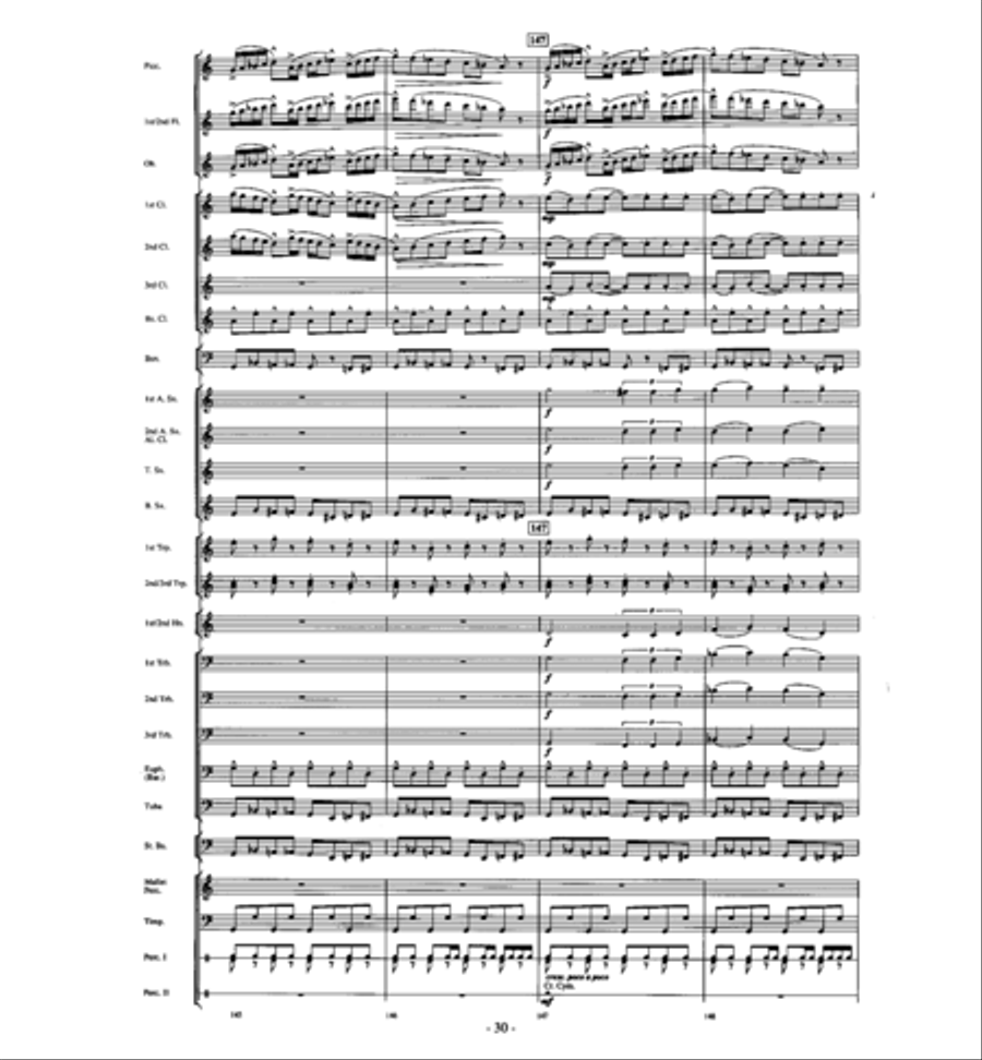 Agua's Whelm Concert Band scores gallery preview page 29