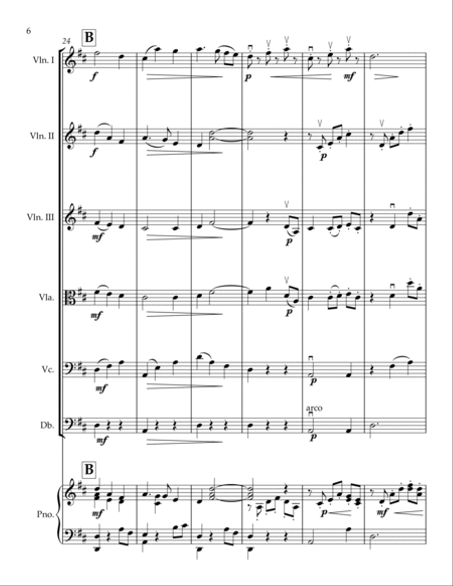 ICICLES DRIPPING FOR YOUNG STRING ORCHESTRA Chamber Music scores gallery preview page 6