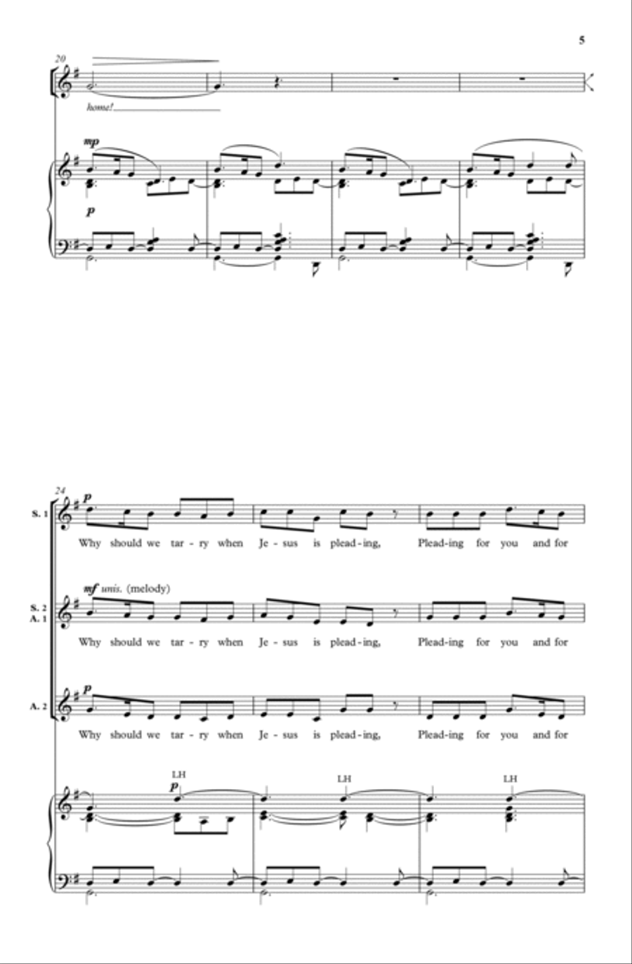 Softly and tenderly SSAA scores gallery preview page 4