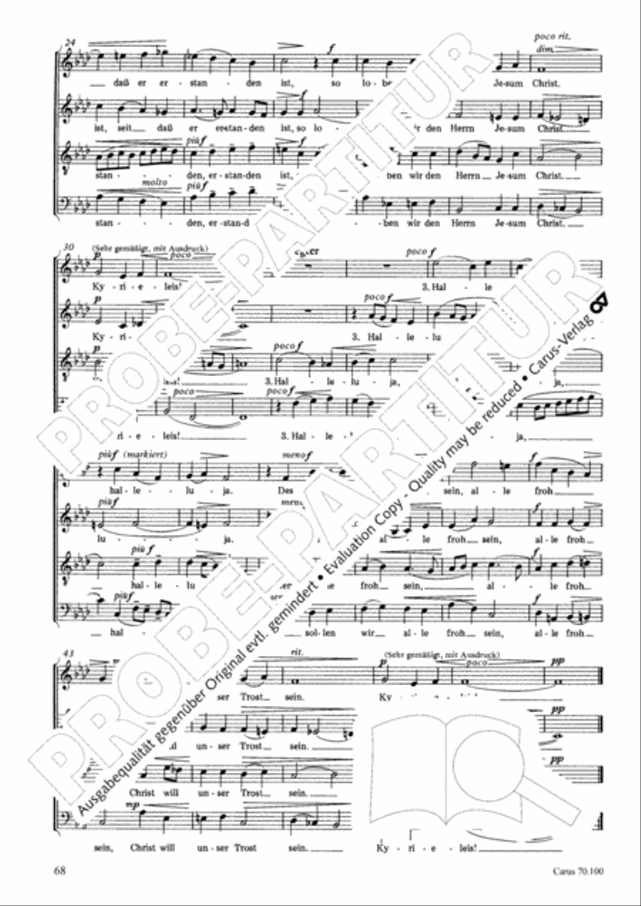 Geistliches Chorbuch der Romantik Choir scores gallery preview page 69
