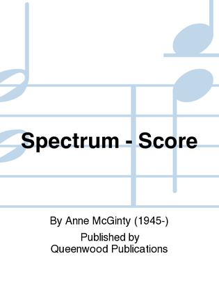 Book cover for Spectrum - Score