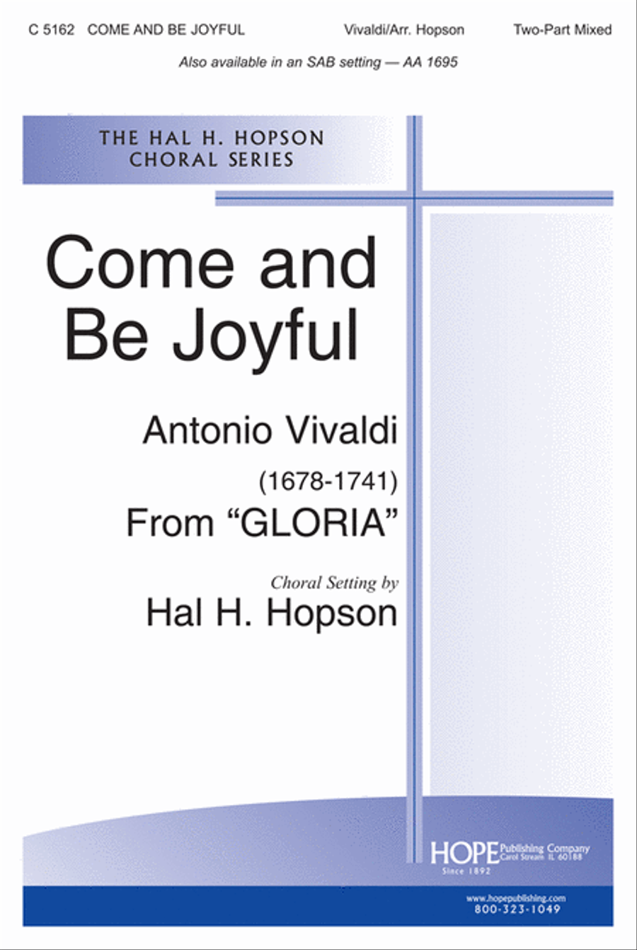 Come and Be Joyful 3-Part scores gallery preview page 1