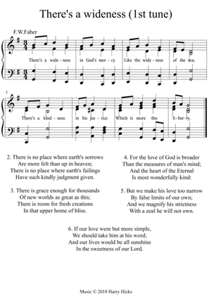 There's a wideness. A new tune to a wonderful old hymn.