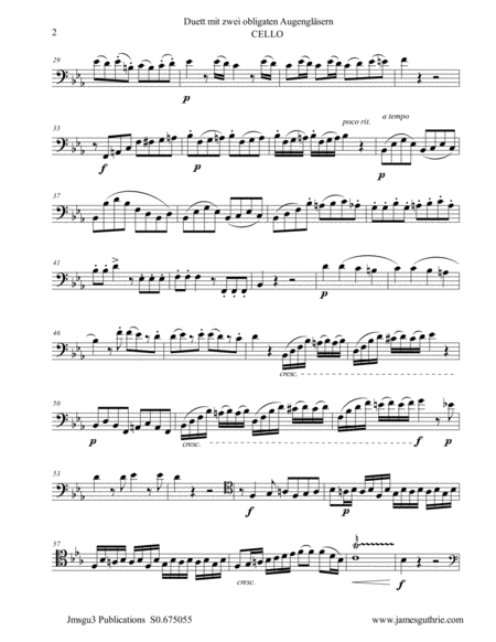 Beethoven: Duet WoO 32 for Bassoon & Cello image number null