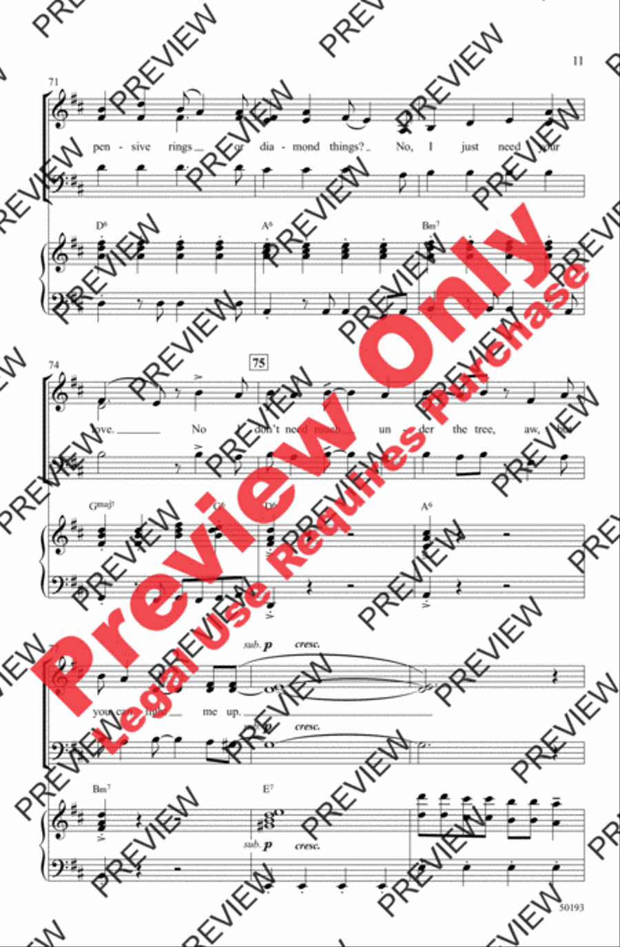 Ribbons and Bows 3-Part scores gallery preview page 11