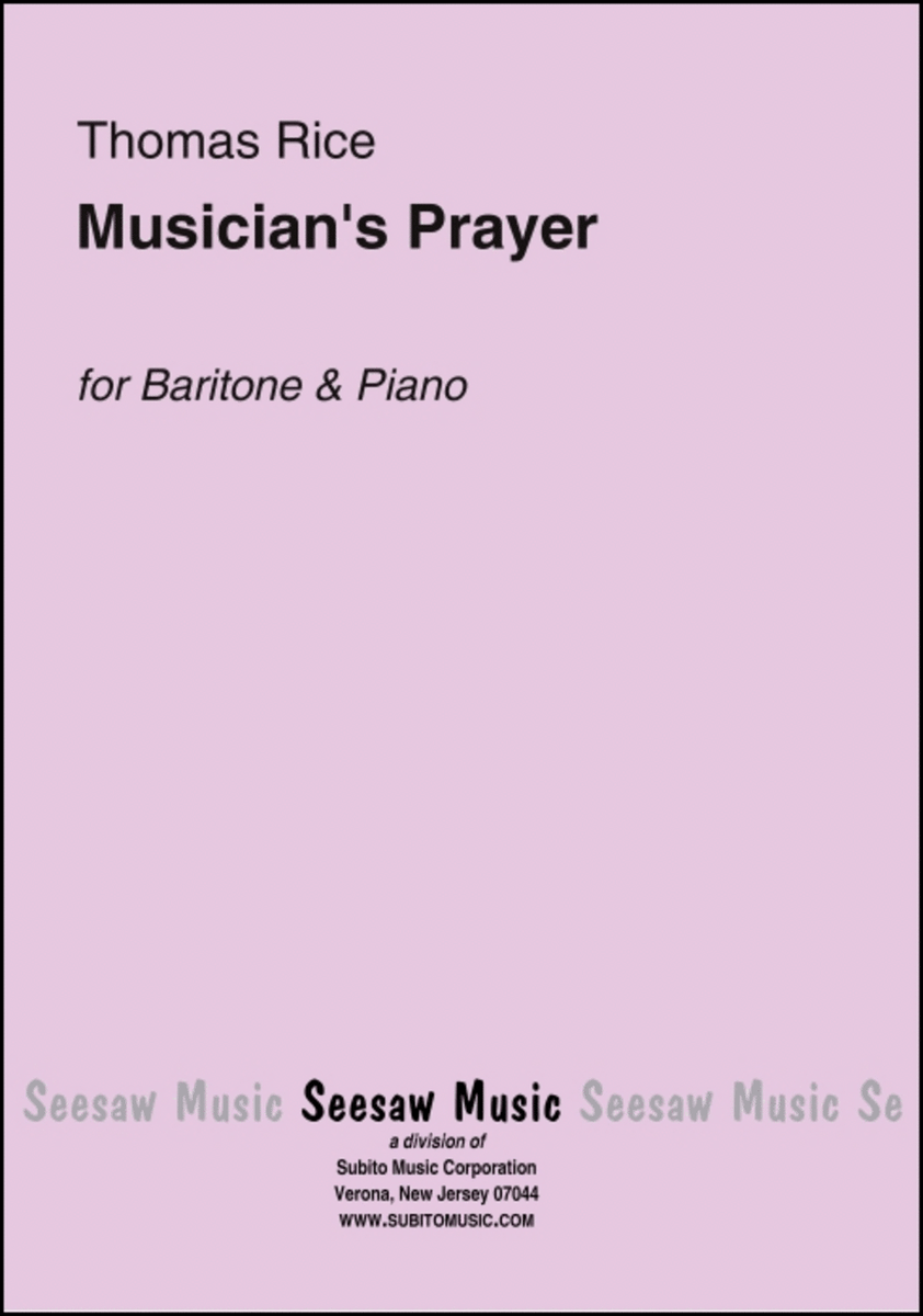 Musician's Prayer