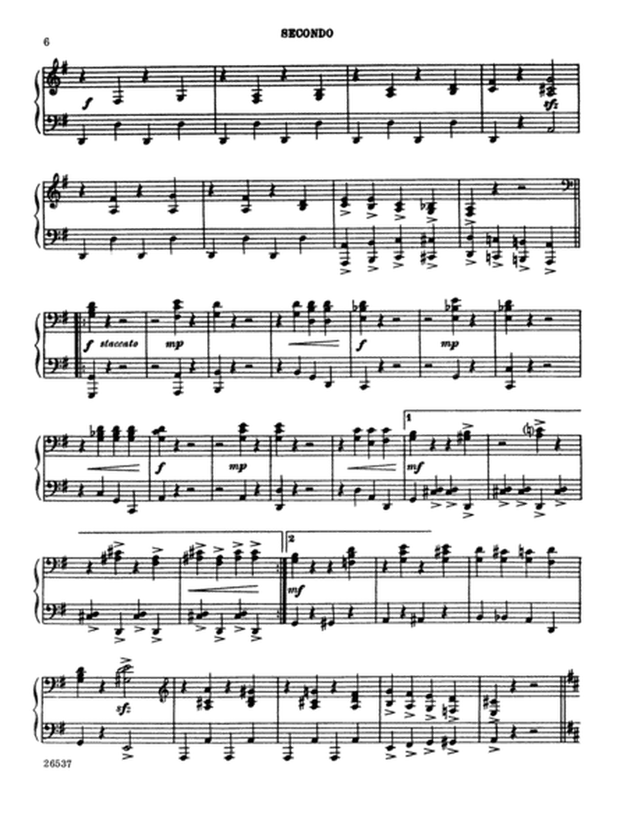 Fiddle-Faddle - Piano Duet (1 Piano, 4 Hands)