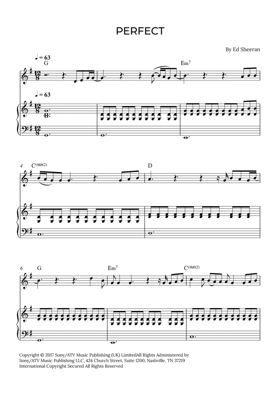 Perfect Violin Solo scores gallery preview page 1