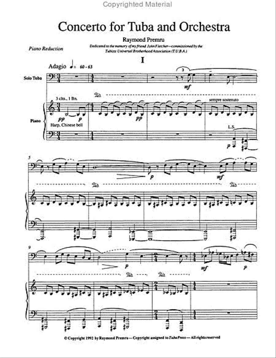 Concerto Concerto Tuba scores gallery preview page 2