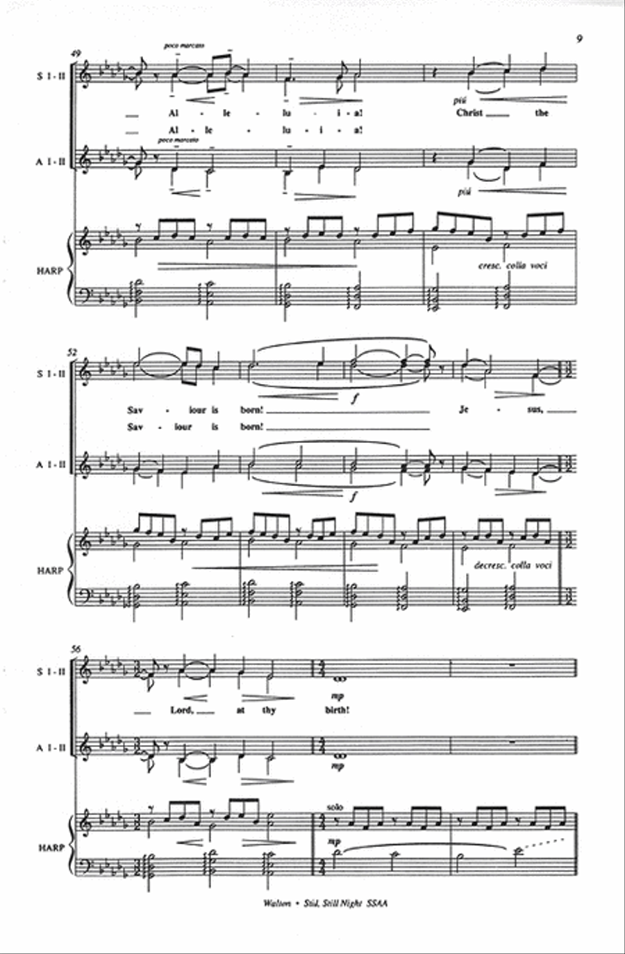 Still, Still Night (SSAA) SSAA scores gallery preview page 8