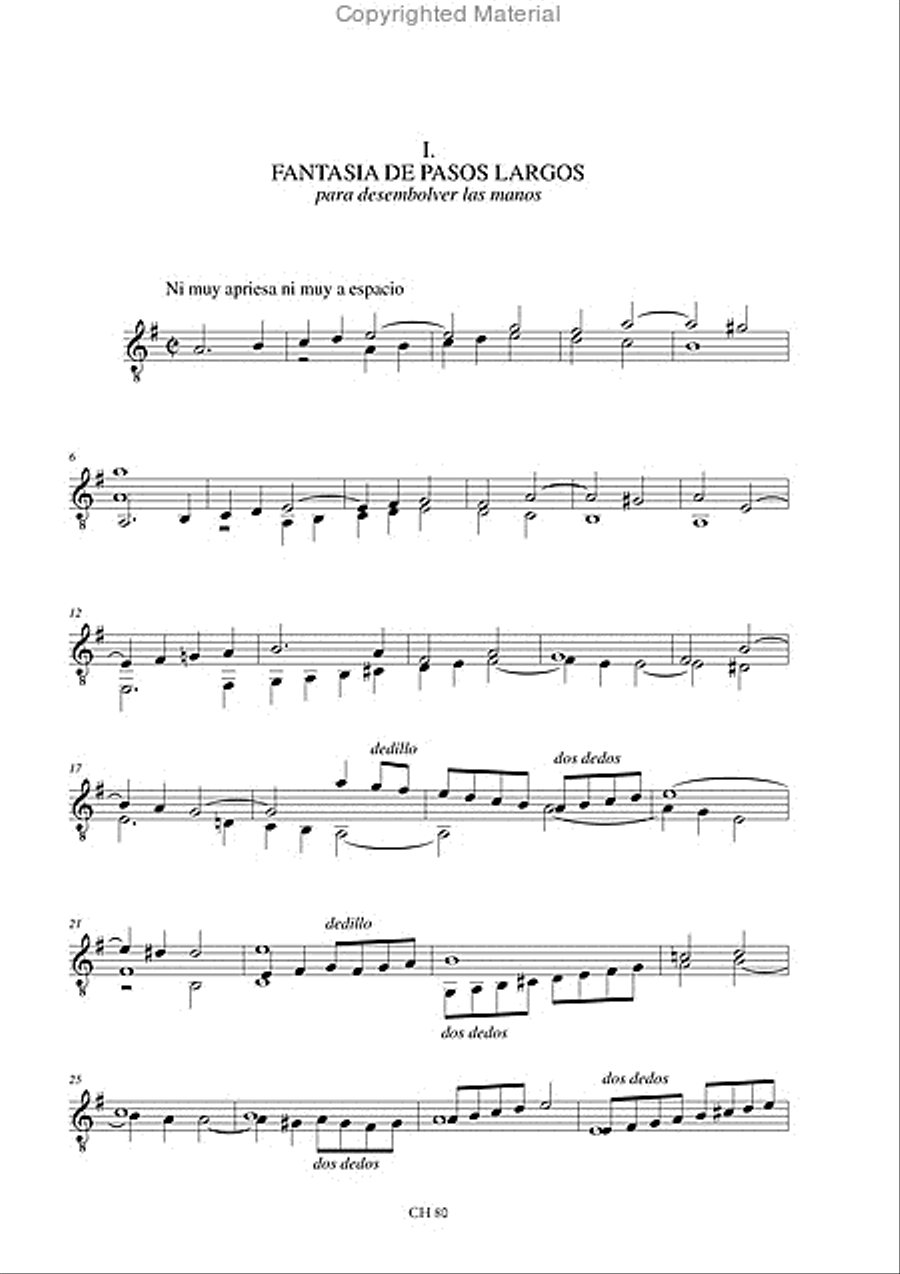 Tres Libros de Musica en Cifras para Vihuela (Sevilla 1546) [Complete Edition]. Transcription in modern notation for Guitar Acoustic Guitar scores gallery preview page 3