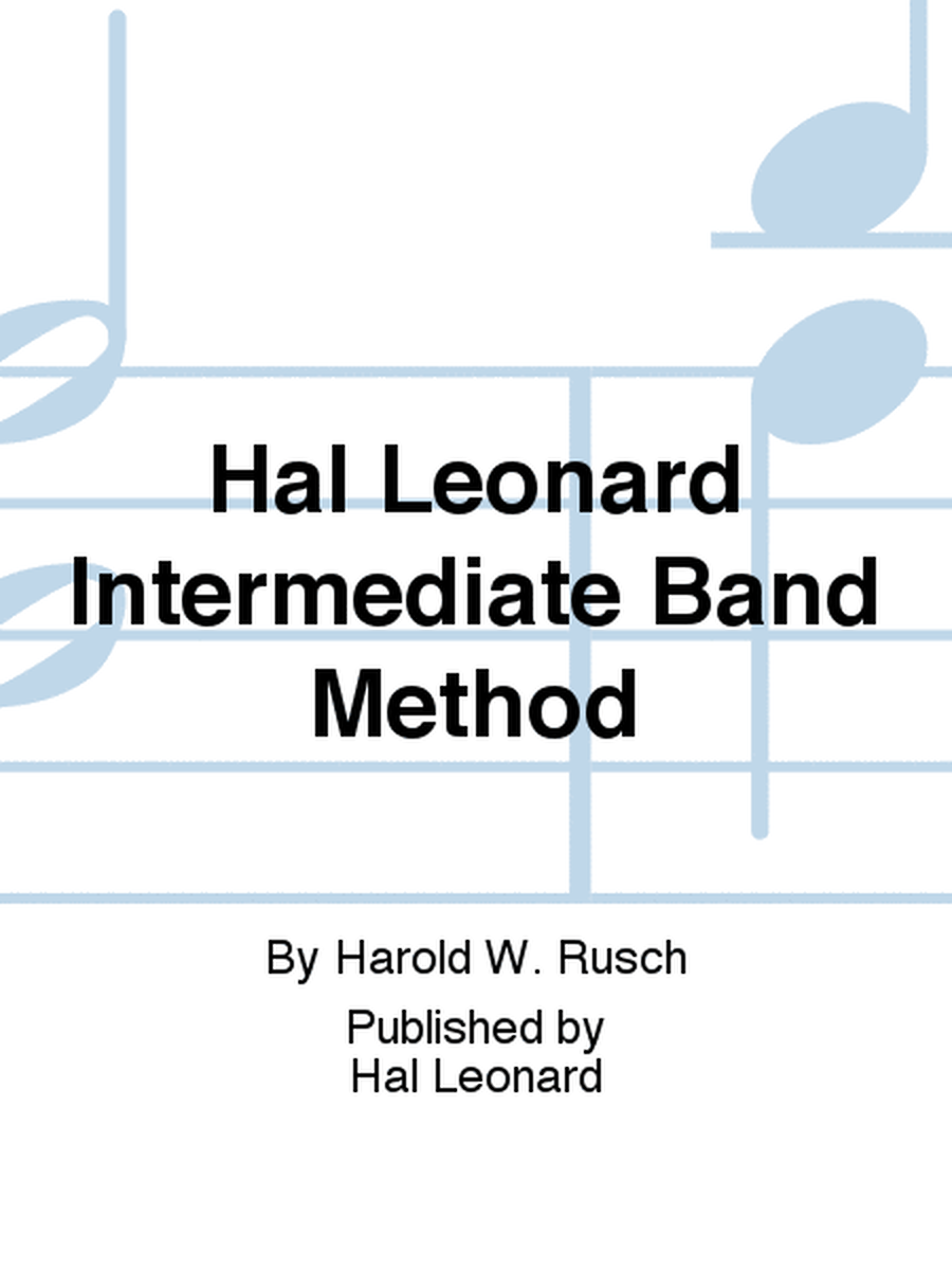 Hal Leonard Intermediate Band Method
