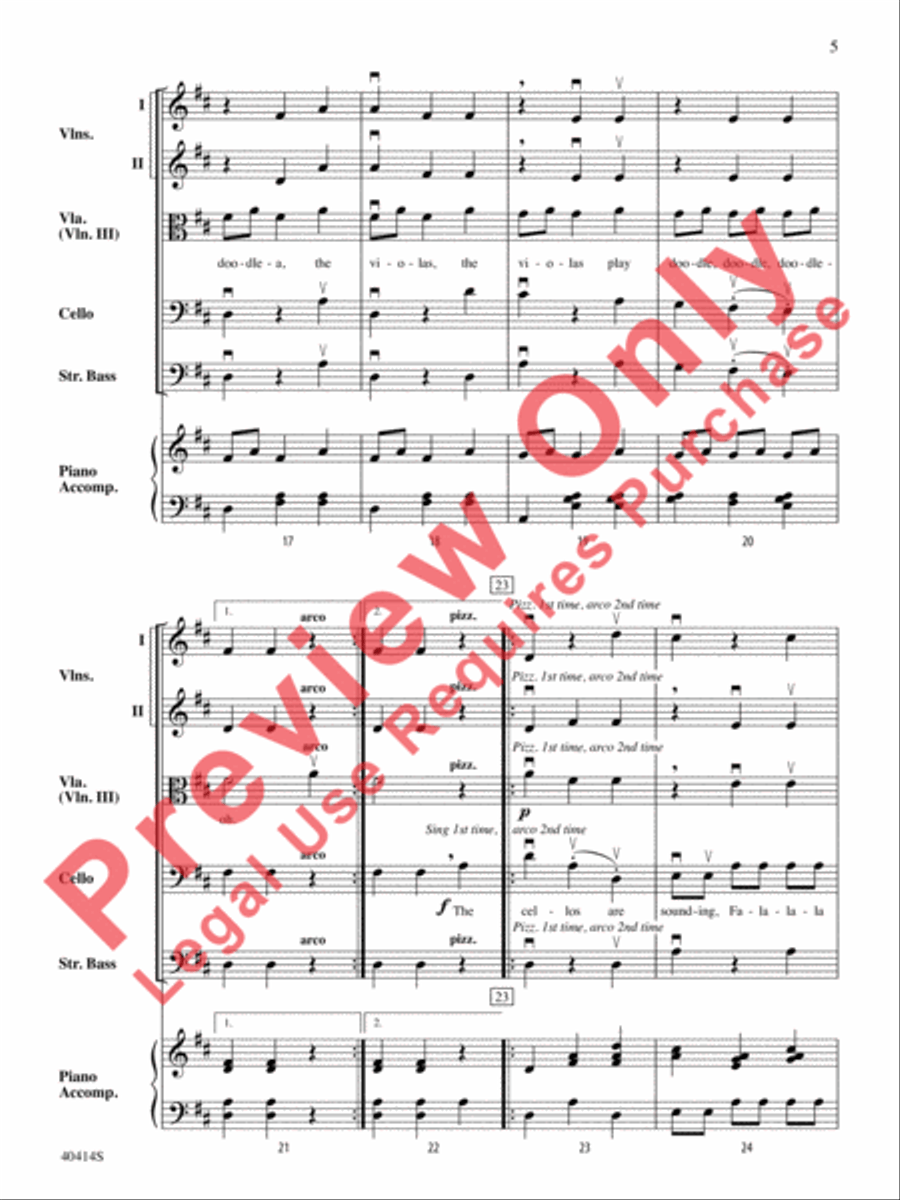 Strings All Around String Orchestra scores gallery preview page 6