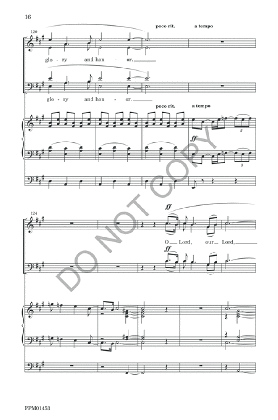 Psalm VIII 4-Part scores gallery preview page 19