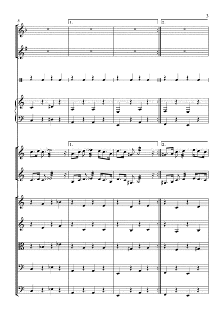 Le Bon Vivant Large Ensemble scores gallery preview page 3