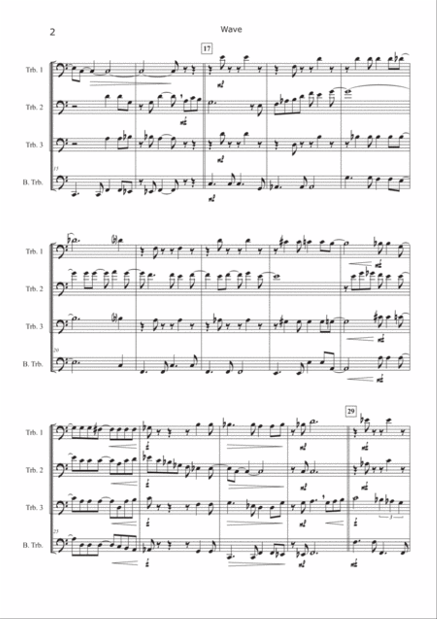 Wave Brass Ensemble scores gallery preview page 3