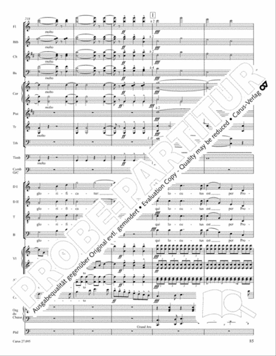 Messe solennelle de sainte Cecile STB scores gallery preview page 98