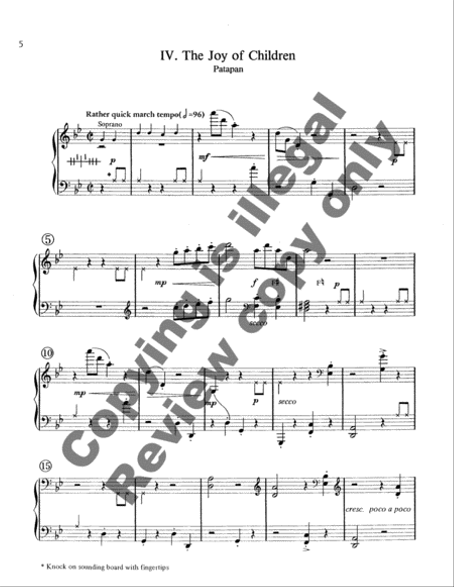The Seven Joys of Christmas (Harp Part) Choir scores gallery preview page 12