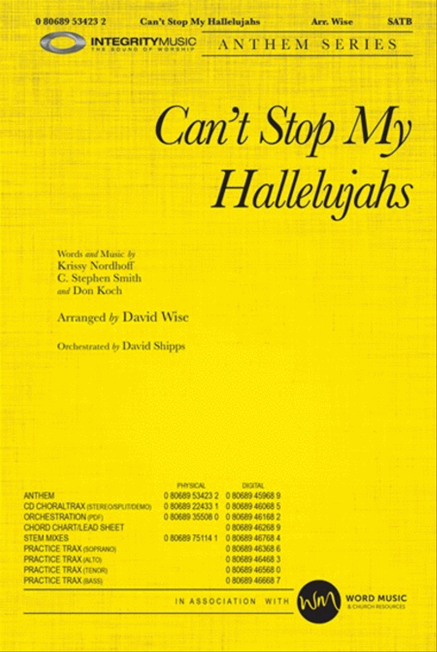 Can't Stop My Hallelujahs - Anthem Choir scores gallery preview page 1