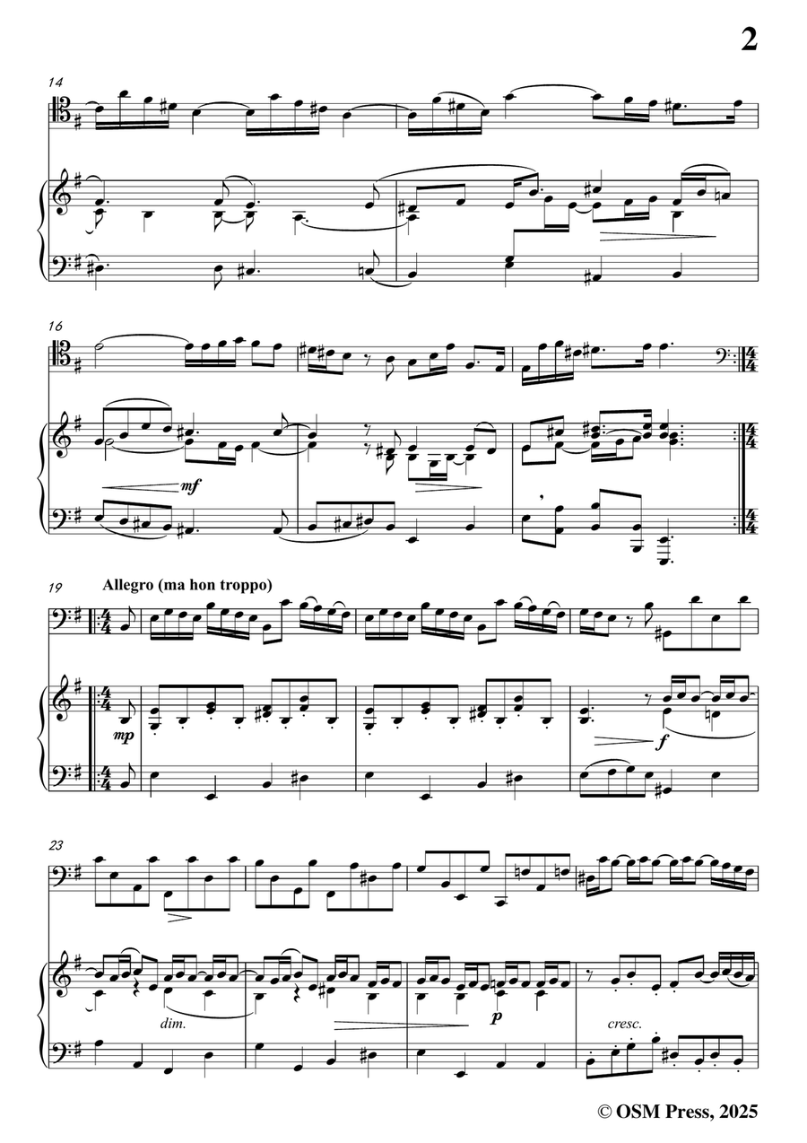 Vivaldi-Sonata No.5,in e minor,Op.14 No.5;RV 40 Piano scores gallery preview page 3