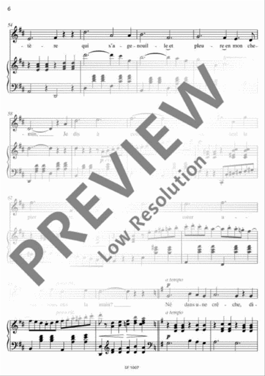 Jésus de Nazareth Voice Solo scores gallery preview page 7