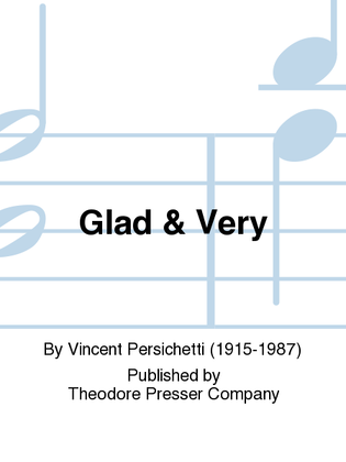 Book cover for Glad & Very