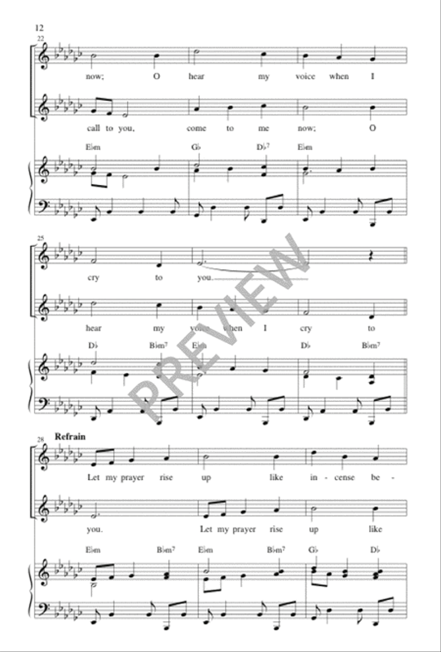 Holden Evening Prayer - Vocal / Keyboard edition 2-Part scores gallery preview page 14